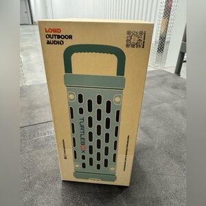 New! TurtleBox Ranger River Rock Blue Portable Bluetooth Speaker